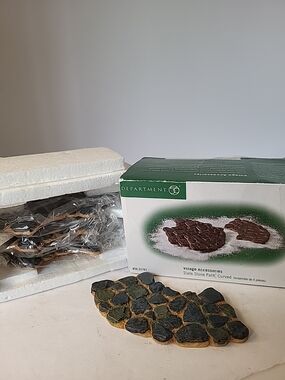 Department 56 Slate Stone Path Curved Village Accessories New In Box